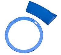 Homcom - Funda acolchada de protección borde camas elásticas 366 cm Azul