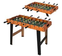 HOMCOM Futbolín de Madera 2 con Marcadores 85x40x61 cm Madera y Negro