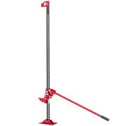 HOMCOM Gato de Granja 135 cm 3000 kg de Capacidad de Carga Cabrestante de Acero Todoterreno Gato de Tractor Multiuso para vehículos Todoterreno Tractor ATV Camión SUV