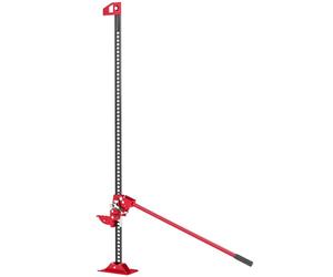 HOMCOM Gato de Granja 135 cm 3000 kg de Capacidad de Carga Cabrestante de Acero Todoterreno Gato de Tractor Multiuso para vehículos Todoterreno Tractor ATV Camión SUV