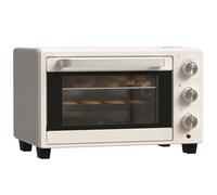HOMCOM Horno Eléctrico de Sobremesa 21L 1400W Temporizador Crema