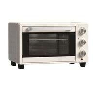 HOMCOM Horno Eléctrico de Sobremesa Horno Sobremesa de 21L 1400W Mini Horno Tostador con Temporizador hasta 60min y Temperatura Regulable hasta 230℃ Crema