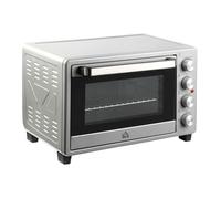 HOMCOM Horno Eléctrico de Sobremesa Horno Sobremesa de 32L 1600W con 3 Modos de Calor Temporizador 60 Min y Temperatura Regulable hasta 230℃ Plata