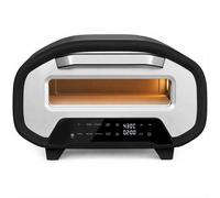 HOMCOM Horno para Pizza de Interior Eléctrico 30,48 cm 8 Programas 430 °C Temporizador Piedra de Cerámica 2200 W Gris Aosom España