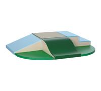 HOMCOM Juego de 6 de Bloques de Espuma para Niños Bloques de Construcción Grandes Figuras de Construcción Juguete para Aprendizaje para Escalar y Gatear Multicolor
