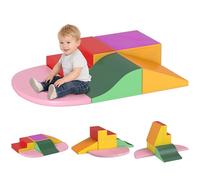 HOMCOM Juego de 6 de Bloques de Espuma para Niños para Escalar Multicolor