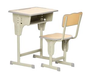 HOMCOM Juego de Escritorio y Silla para Niños de +6 Años Escritorio Infantil Altura Regulable Pupitre Infantil con Gancho y Cajón Madera Natural