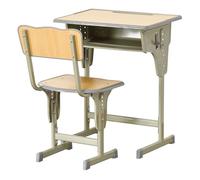 Homcom juego de escritorio y silla para niños de +6 años pupitre infantil altura ajustable escritorio infantil con cajón y gancho natural 60 cm