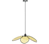 HOMCOM Lámpara Colgante Forma de Flores con Cable Ajustable Ø68x115 cm Natural 68x68x115 cm