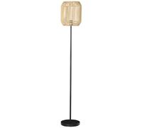 HOMCOM Lámpara de Pie Casquillo E27 Máx. 40W Pantalla Cuerda de Papel Ø26x164cm