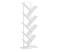 Homcom Librería 50x24x136 cm blanco