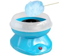 HOMCOM Máquina de Algodón de Azúcar, 450W-550W, Máquina para Hacer Algodón de Azúcar con 10 Palitos, para Fiestas de Cumpleaños Infantiles, en Casa, 27x26x18 cm, Azul