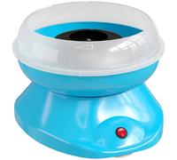 HOMCOM Máquina de Algodón de Azúcar en Casa de Polipropileno Acero Inox. y Aluminio 450W-550W para Fiestas 27x26x18 cm Azul