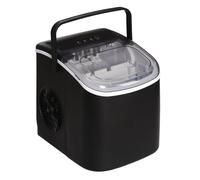 HOMCOM Máquina de Hielo Portátil 12 Kg en 24h 9 Cubitos en 6-12 Min Depósito 1,3 L Compacta y Eficiente para Cocina Bar Negro Aosom España
