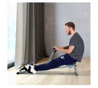 HOMCOM Máquina de Remo Ajustable con Pantalla LCD para Fitness y Ejercicios de Musculación o Resistencia para Gimnasio Casa Carga 100KG Aosom España