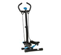 Homcom Máquina De Step Stepper Altura Ajustable Pantalla Lcd 55x53x128 Cm Negro