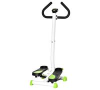 HOMCOM Máquina de Steps Mini Stepper para Fitness en Casa con Pantalla LCD y Pedales Antideslizantes 55x44x108 cm Blanco Aosom España