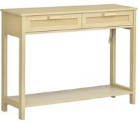 Homcom Mesa consola 100x30x76 cm natural