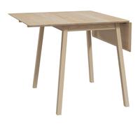 HOMCOM Mesa de cocina plegable mesa de comedor abatible con tablero en madera para 2 a 4 personas Madera Natural Aosom España