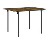 HOMCOM Mesa de comedor con 2 solapas estilo industrial extensible mesa abatible para 2-4 personas Aosom España