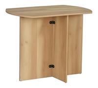 HOMCOM Mesa de Comedor, Mesa Plegable para Cocina y Salón de Madera 90x60x74cm, Roble