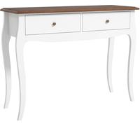 Homcom Mesa de consola 100x35x76.5 cm blanco