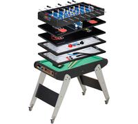 Homcom - Mesa multijuegos 6 en 1