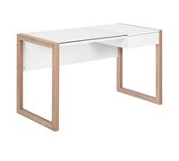 HomCom Mesa de Escritorio 120x60x75cm Blanca