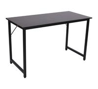 HOMCOM Escritorio para Hogar Oficina Mesa de Comedor Mesa de Ordenador Mesa de Estudio con Pies Ajustables Mobiliario Simple de Oficina 120x60x73cm Carga 70kg