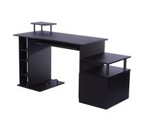 Homcom Mesa Oficina 152x60x88cm Negra
