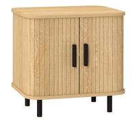 Homcom Mesita de Noche 48x40x48 cm Roble