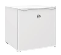 HOMCOM Mini Congelador de 35L con Temperatura Ajustable Puerta Reversible y Bajo Consumo Energético para Cocina Camping Blanco
