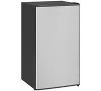 HOMCOM Mini Nevera Silenciosa 91 L Clase E con Temperatura Regulable 5 Niveles Puerta Reversible Estantes Ajustables Negro