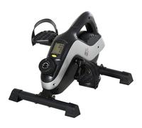 HOMCOM Mini Pedal Trainer para Entrenamiento de Piernas Pedal Trainer con Correa de Sujeción Alfombrilla Antideslizante