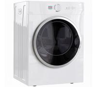 HOMCOM Mini Secadora Portátil 4.8kg 1020W Riscaldante PTC, Timer, Blanca