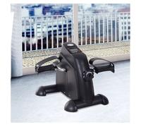 HOMCOM Minibicicleta Estática Pedalier Aparato de Ejercicios Brazos y Piernas Resistencia Ajustable Pantalla LCD 35x40x31cm Aosom España