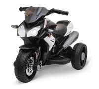 Homcom - Moto eléctrica batería 3 ruedas Trimoto Negro y Blanco