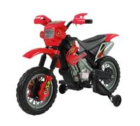 HomCom Motocross Moto Eléctrica 6V Roja