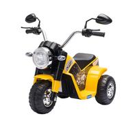 Homcom - Moto eléctriva 6V 3 ruedas amarillo
