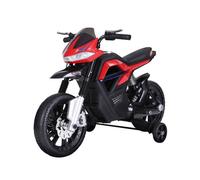 HomCom Moto Eléctrica 6V Negra/Roja
