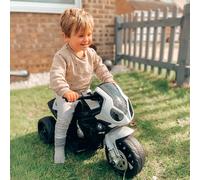 HOMCOM Moto Eléctrica para Niños de 18-36 Meses 66x37x44 cm Negro Negro
