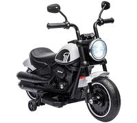 HOMCOM Moto Eléctrica para Niños de 18-36 Meses con Batería 6V Faro Blanco