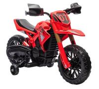 Homcom - Moto eléctrica para niños Rojo