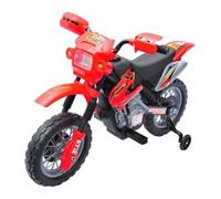 HomCom Motocross Moto Eléctrica 6V Roja