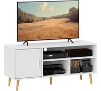 Homcom Mueble de tv 120x40x55 cm blanco