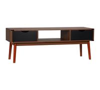 HOMCOM Mueble de TV para Televisión de 50 Pulgadas 122x39x46 cm Marrón