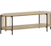 Homcom Mueble para TV 124x43.5x41 cm Madera Natural