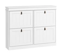 Homcom Zapatero 105x24x82.5 cm blanco