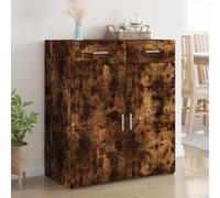 homcom Muebles homcom Armario Salon modulos Altos de cocinaAparador de Madera de ingeniería Roble Ahumado 80x42,5x93 cm