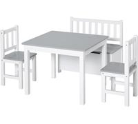 Homcom Muebles infantiles 60x50x48 cm gris y blanco